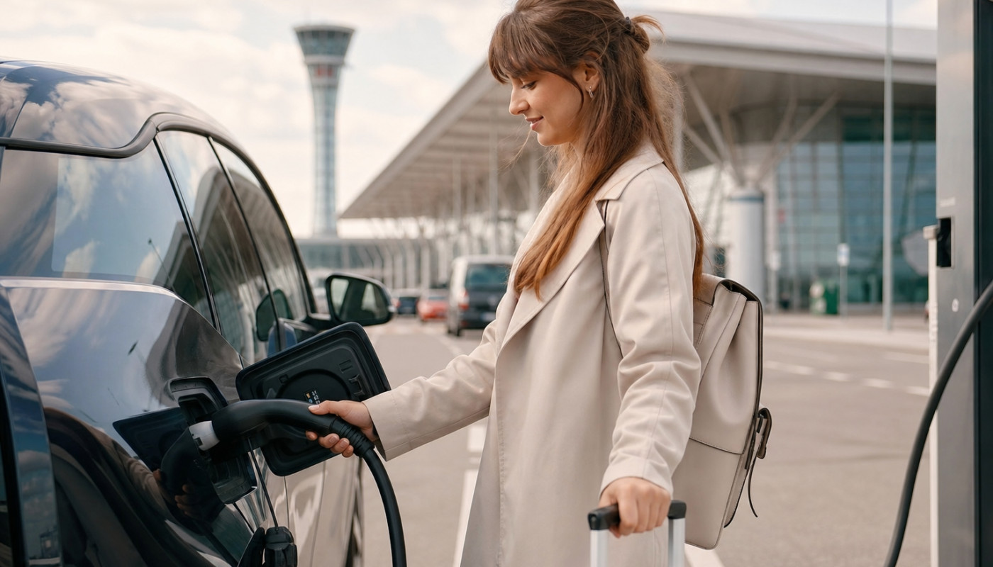 Électromobilité : la révolution silencieuse au parking aéroport de Lyon Saint Exupéry